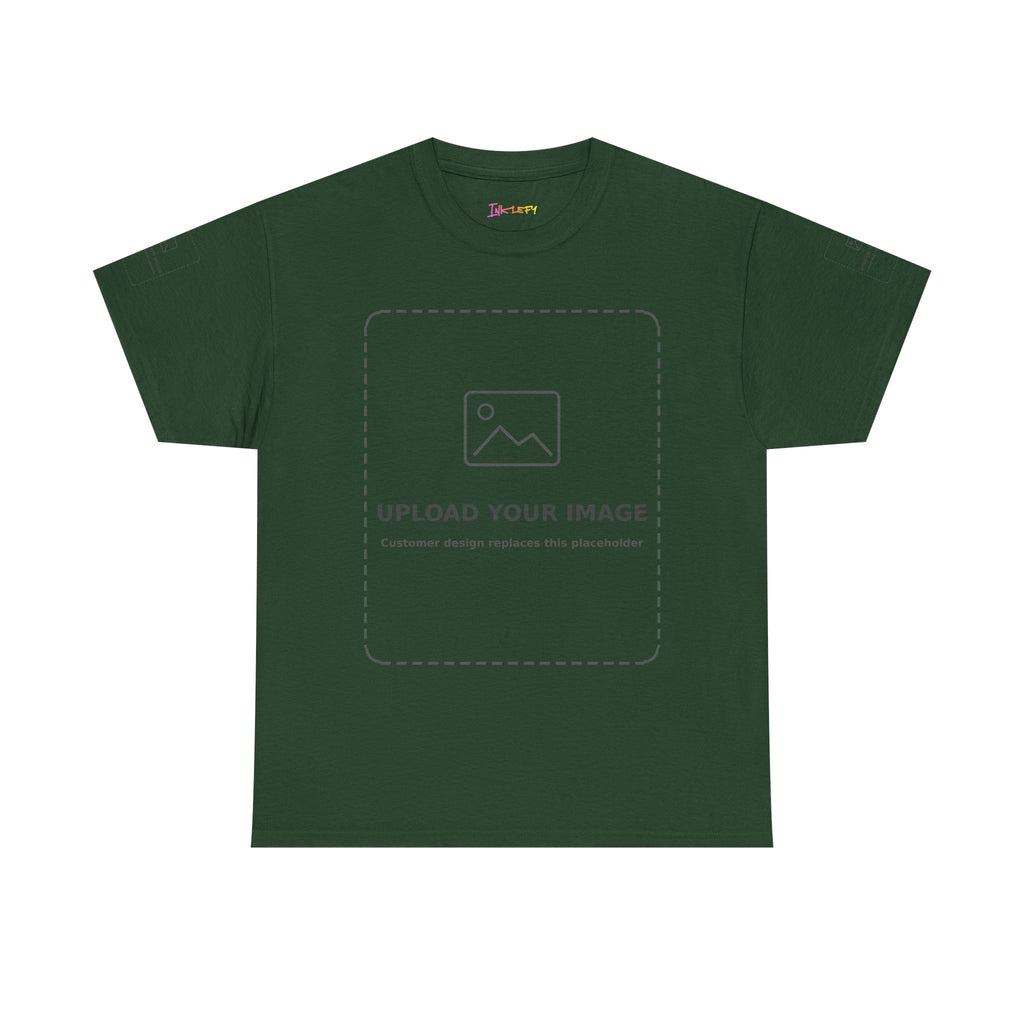 CUSTOM PRINT T-SHIRT [ FRONT, BACK, SELEVES ]