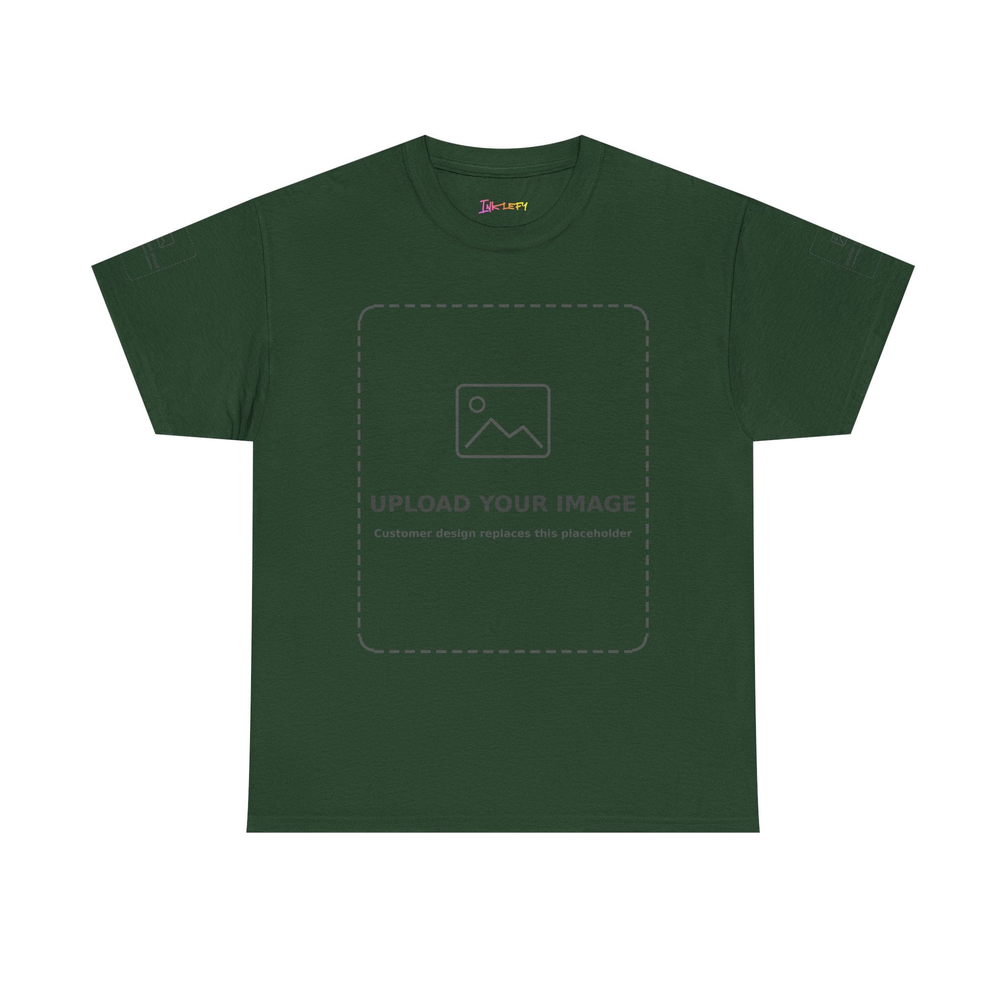 CUSTOM PRINT T-SHIRT [ FRONT, BACK, SELEVES ]