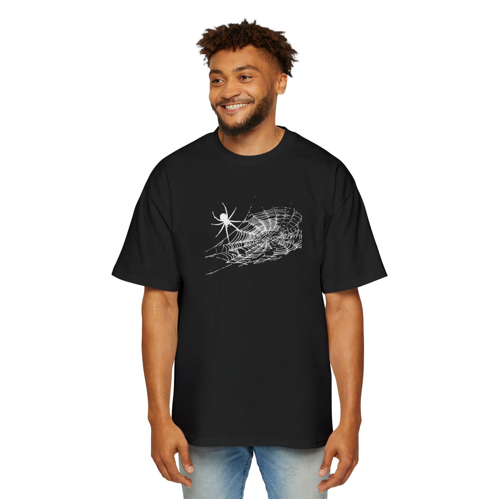 Spider Web Oversized Graphic Tee