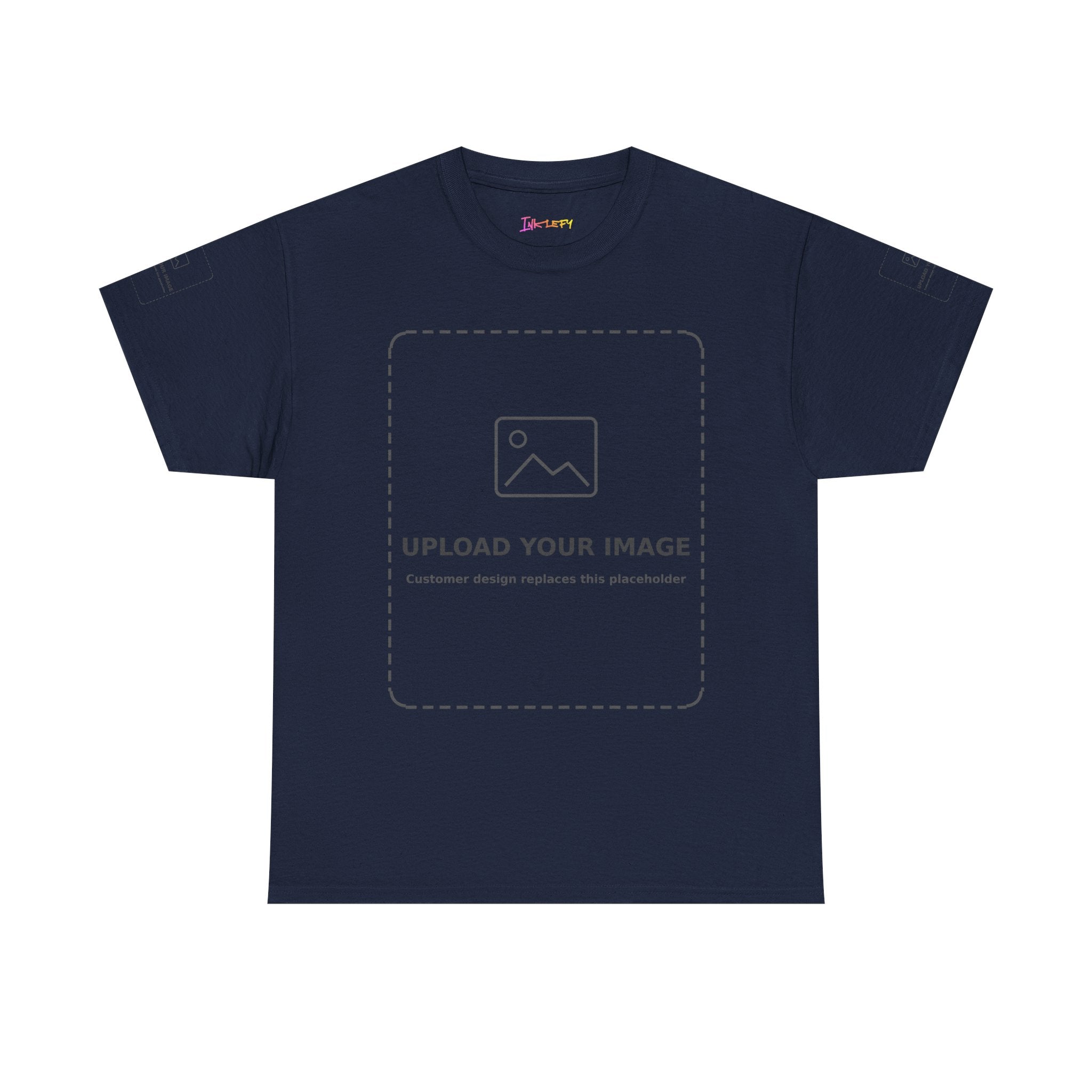 CUSTOM PRINT T-SHIRT [ FRONT, BACK, SELEVES ]