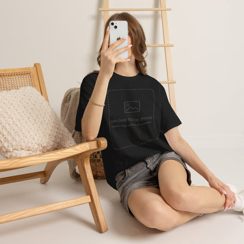 CUSTOM PRINT T-SHIRT [ FRONT, BACK, SELEVES ]