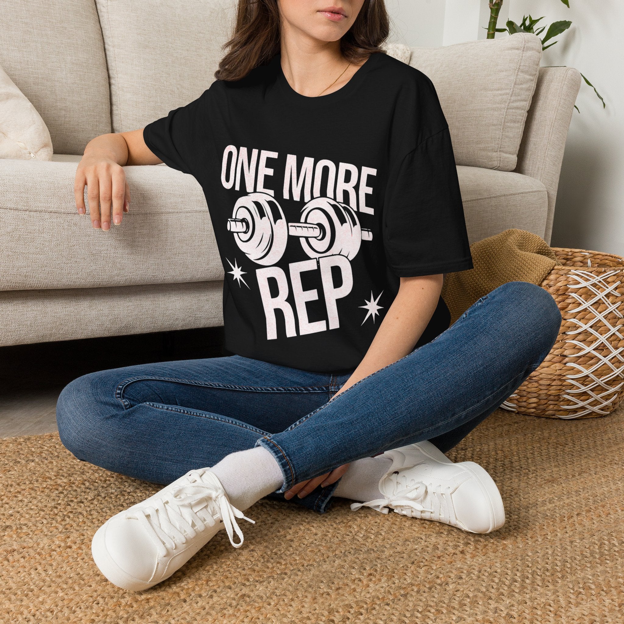 One More Rep T-Shirt — Weightlifting Gym Workout Tee