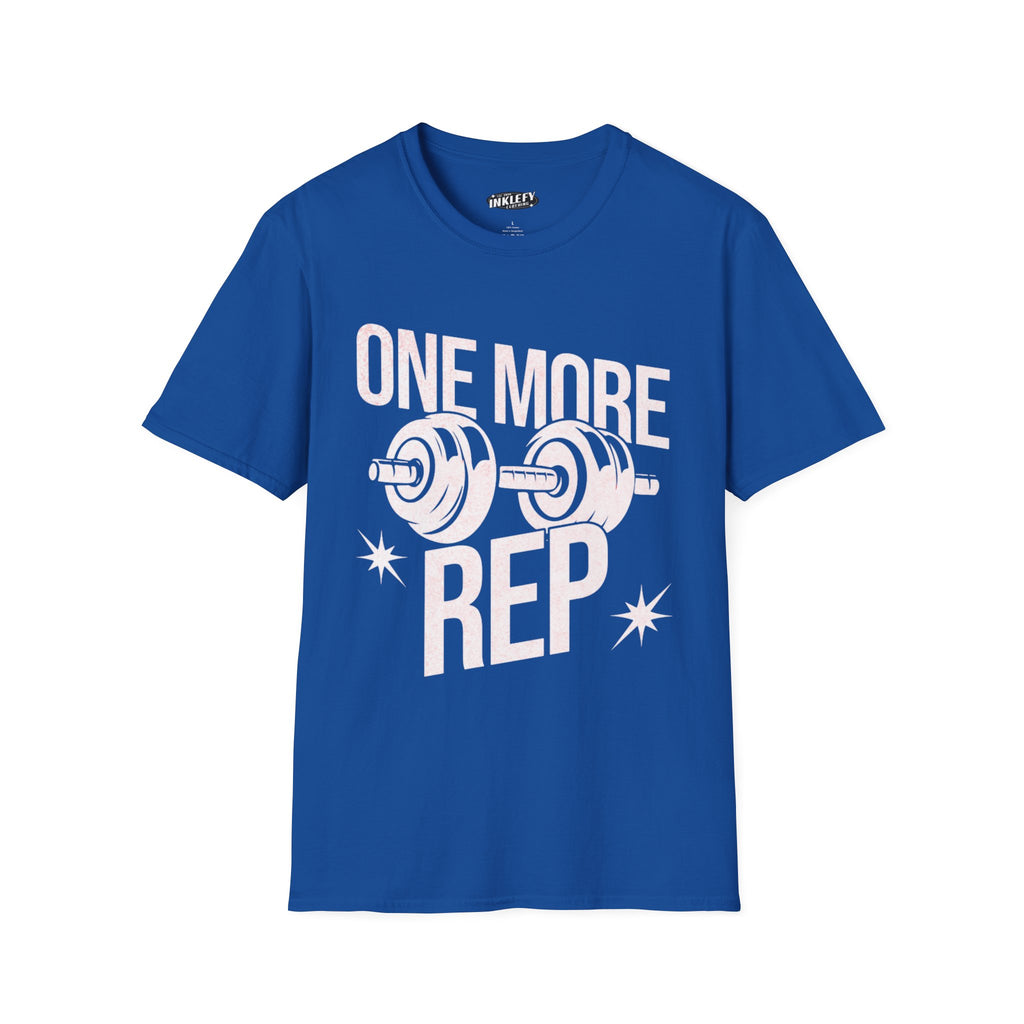 One More Rep T-Shirt — Weightlifting Gym Workout Tee