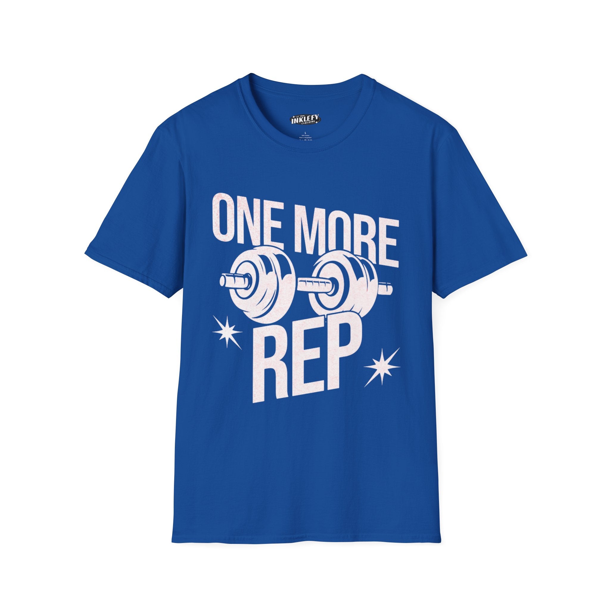 One More Rep T-Shirt — Weightlifting Gym Workout Tee