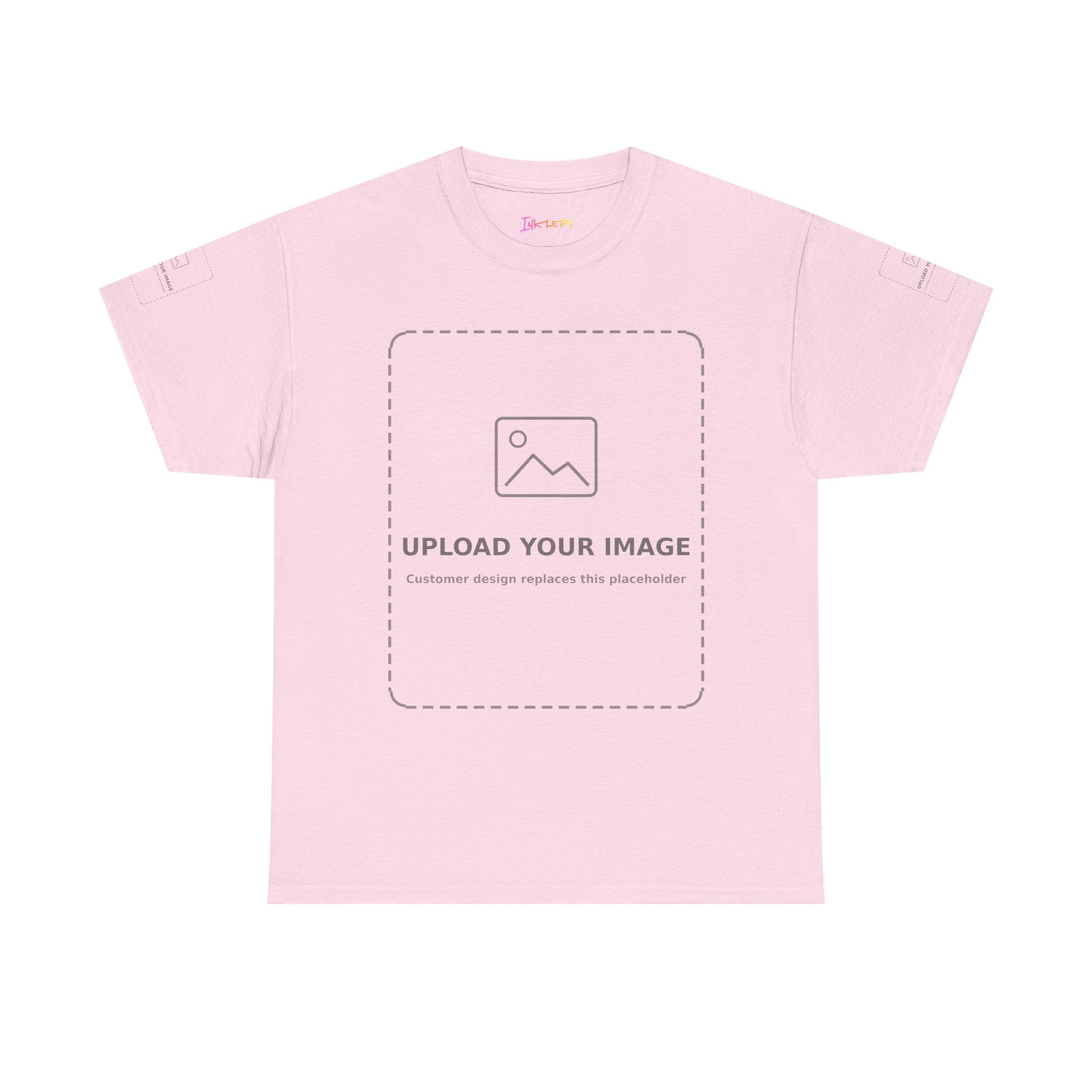 CUSTOM PRINT T-SHIRT [ FRONT, BACK, SELEVES ]