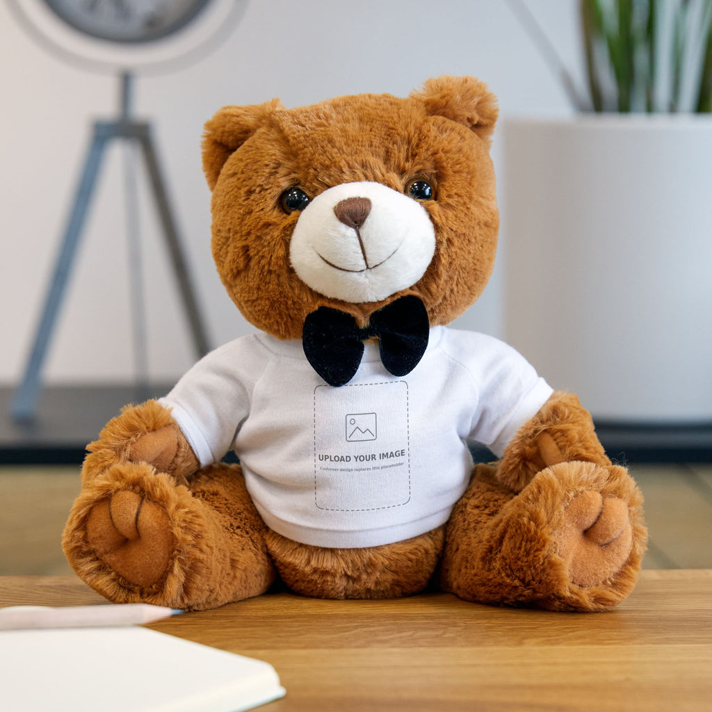 Plush Teddy Bear with Customizable T‑Shirt