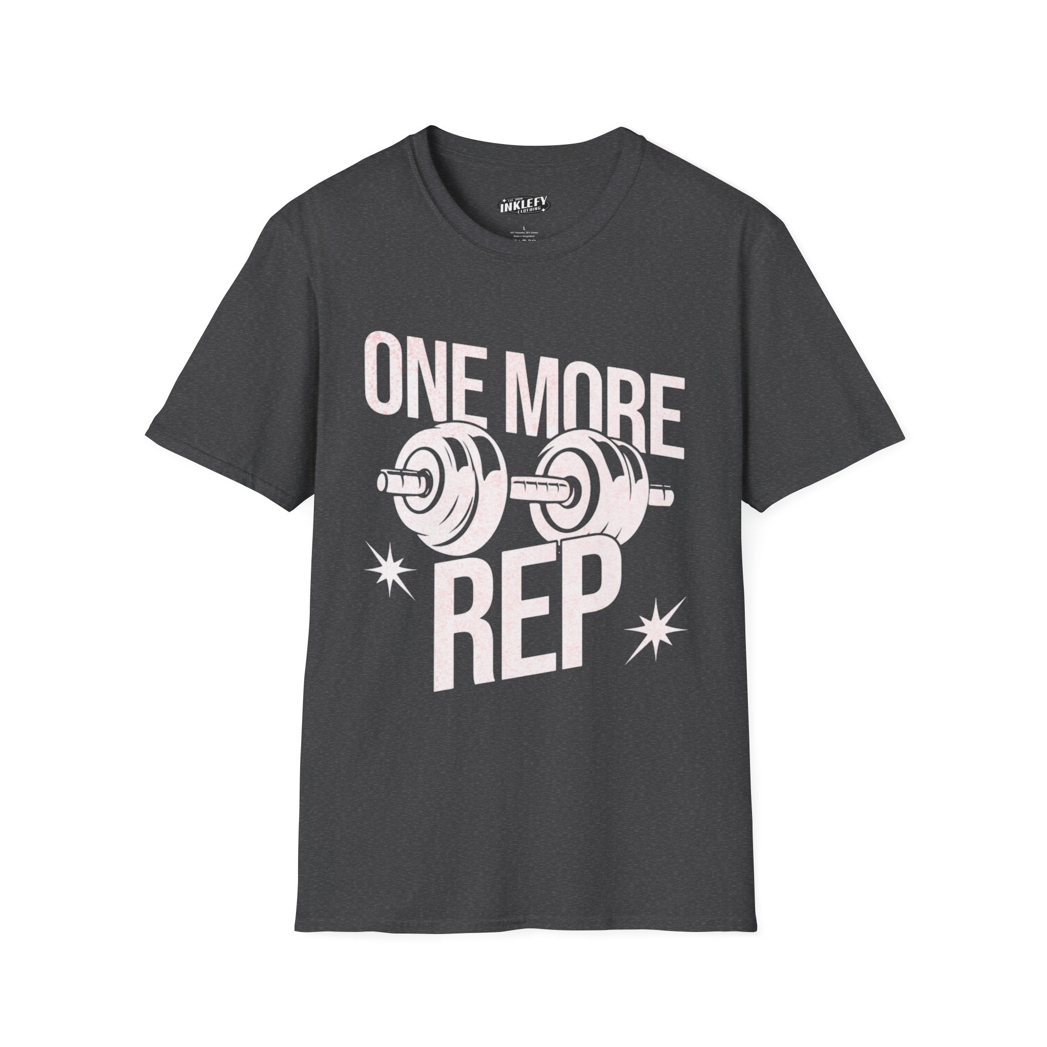 One More Rep T-Shirt — Weightlifting Gym Workout Tee