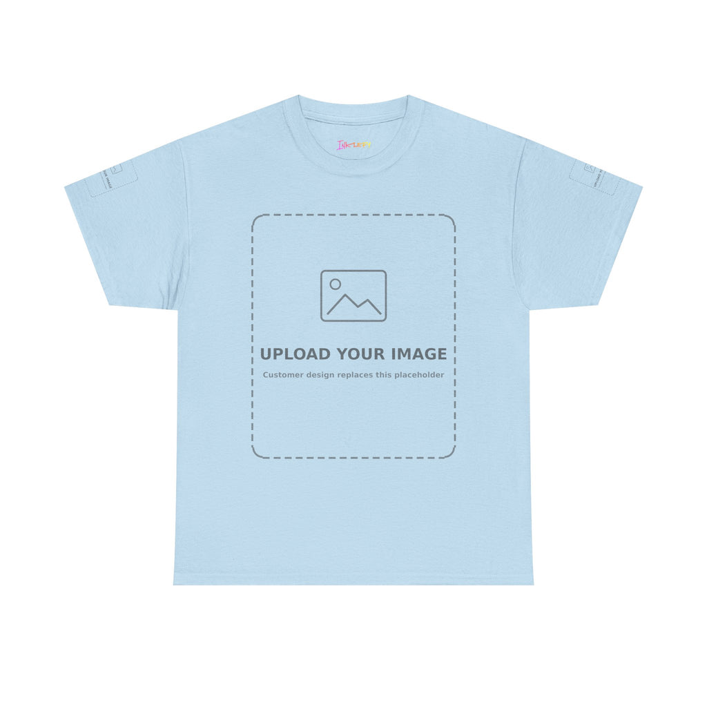 CUSTOM PRINT T-SHIRT [ FRONT, BACK, SELEVES ]