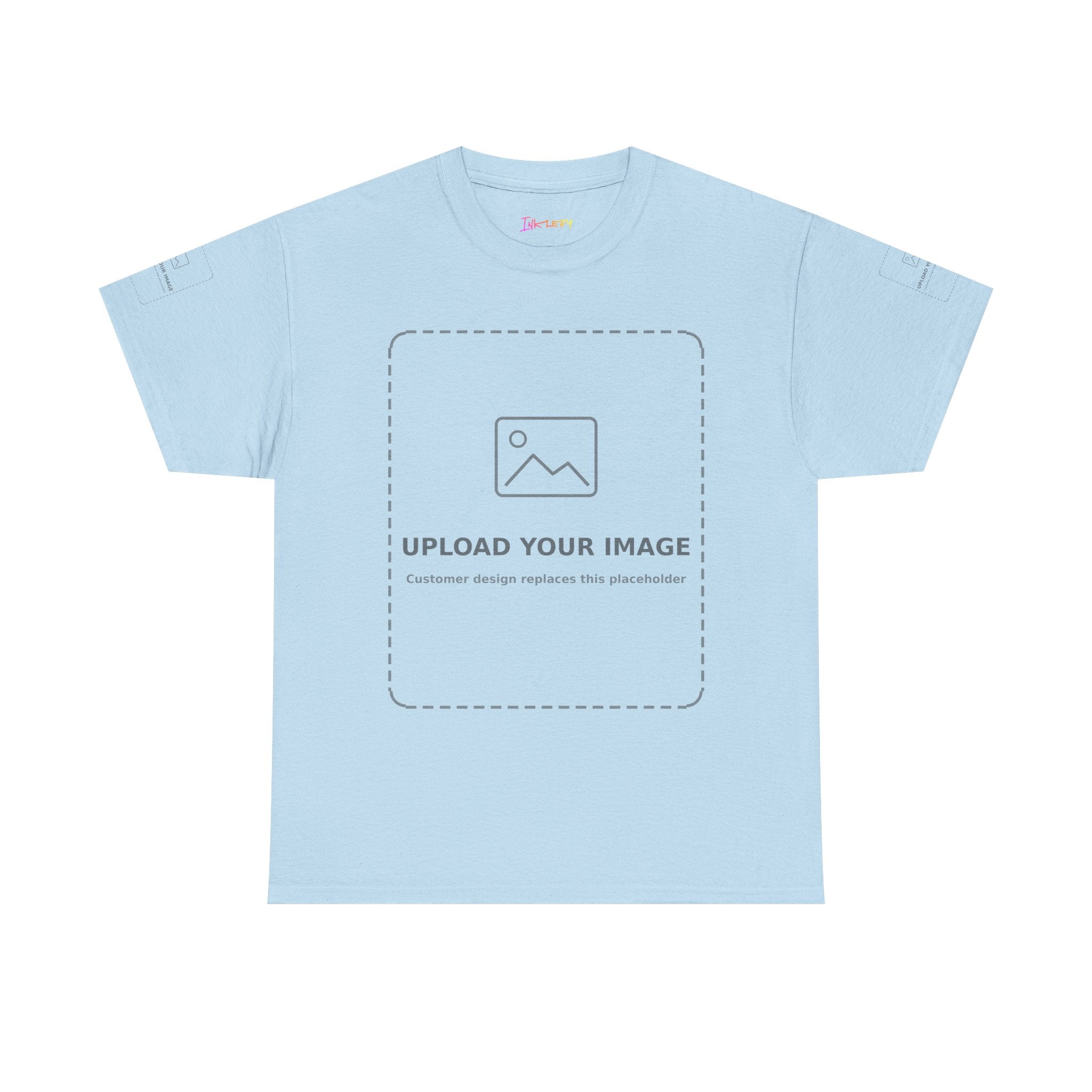 CUSTOM PRINT T-SHIRT [ FRONT, BACK, SELEVES ]