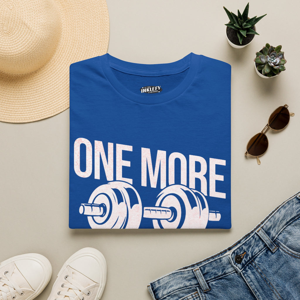 One More Rep T-Shirt — Weightlifting Gym Workout Tee