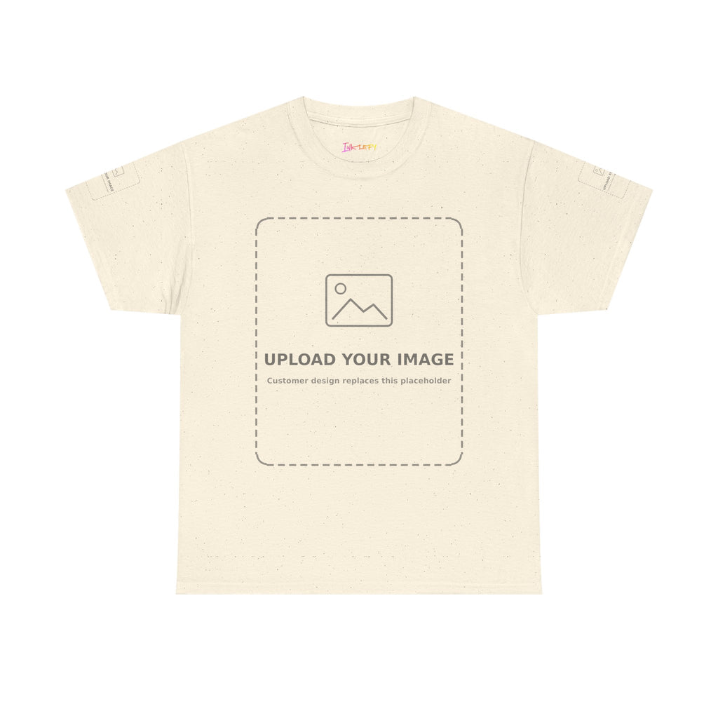 CUSTOM PRINT T-SHIRT [ FRONT, BACK, SELEVES ]