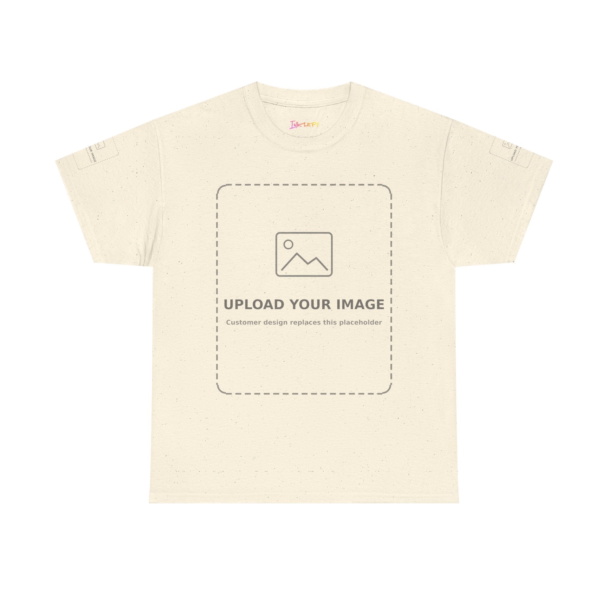 CUSTOM PRINT T-SHIRT [ FRONT, BACK, SELEVES ]