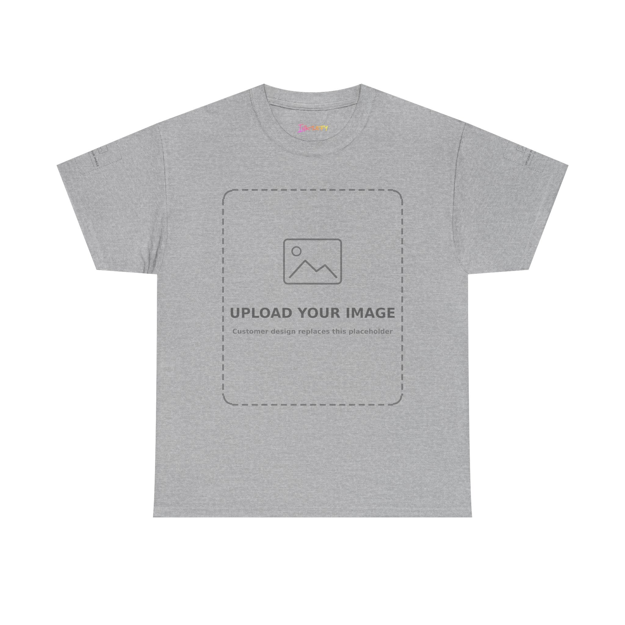 CUSTOM PRINT T-SHIRT [ FRONT, BACK, SELEVES ]