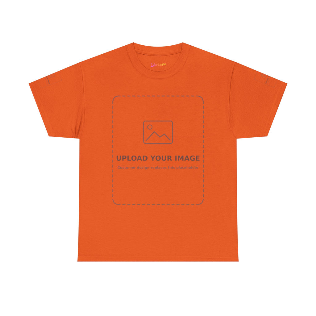 CUSTOM PRINT T-SHIRT [ FRONT, BACK, SELEVES ]