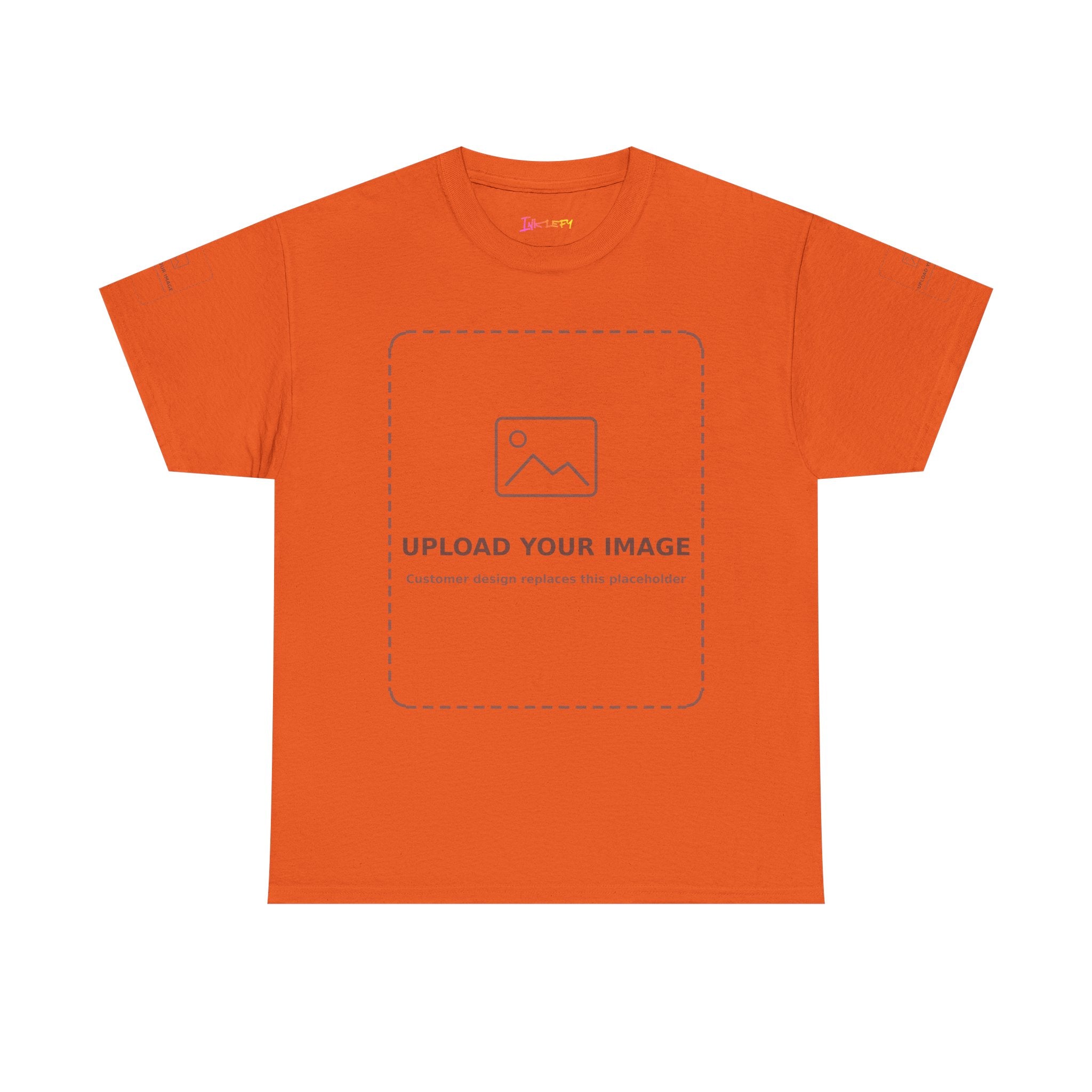 CUSTOM PRINT T-SHIRT [ FRONT, BACK, SELEVES ]