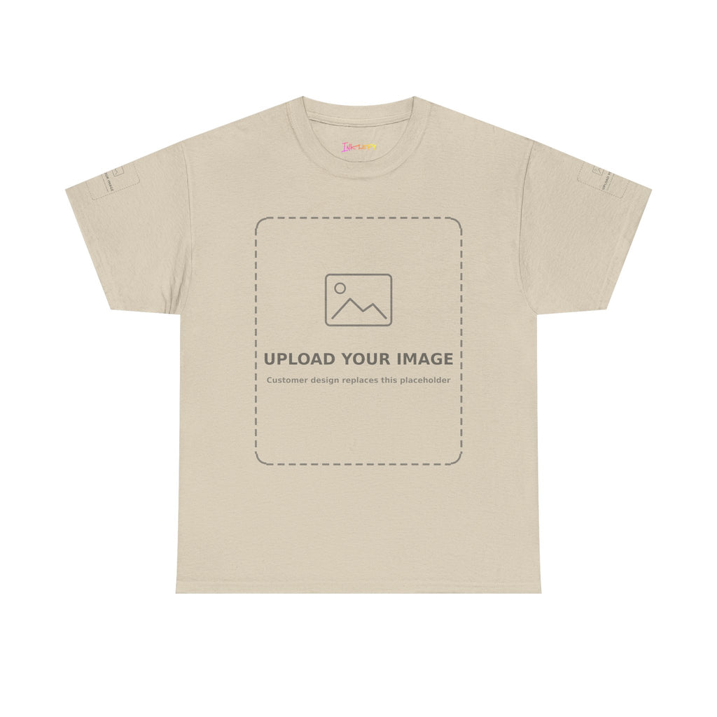 CUSTOM PRINT T-SHIRT [ FRONT, BACK, SELEVES ]