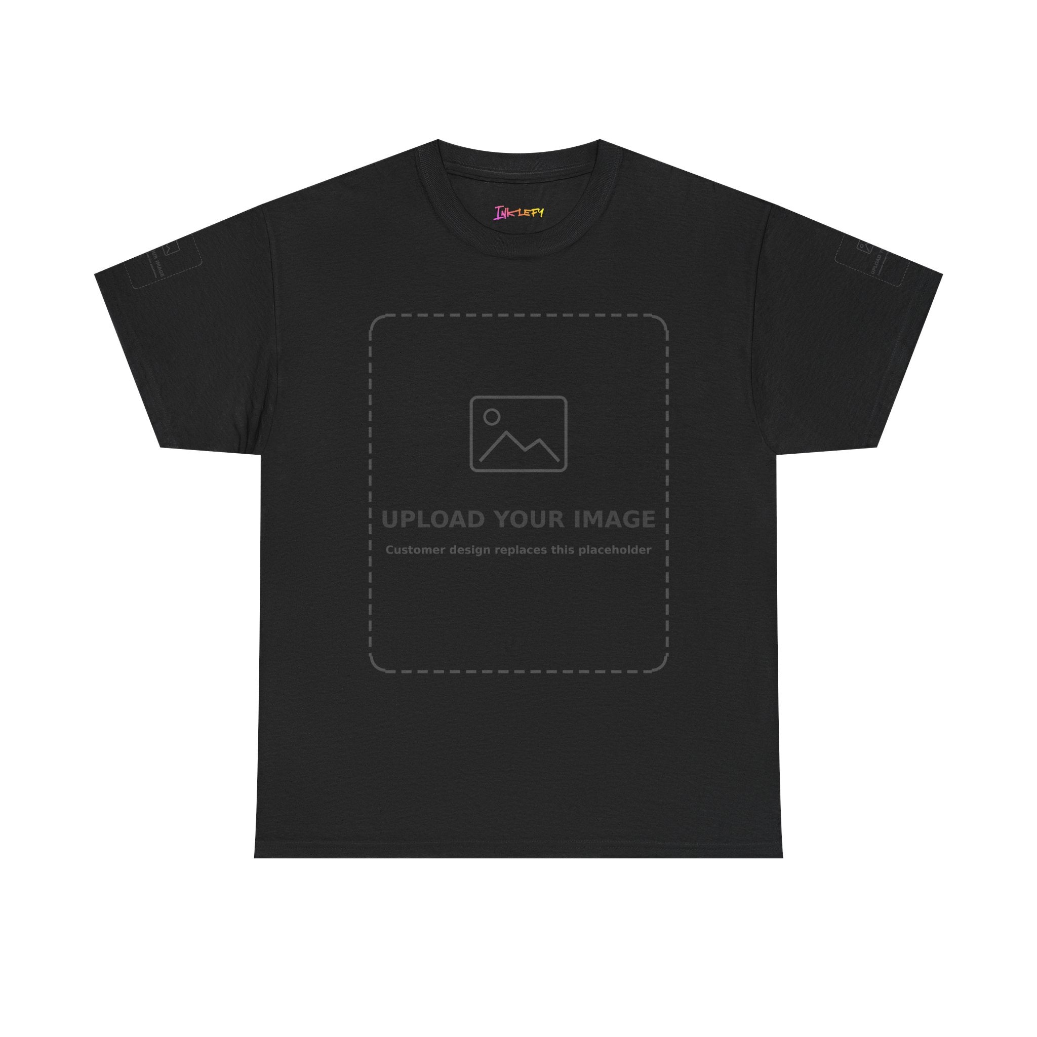 CUSTOM PRINT T-SHIRT [ FRONT, BACK, SELEVES ]