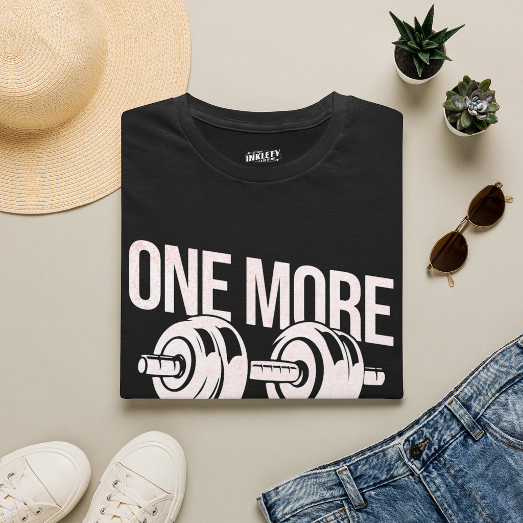 One More Rep T-Shirt — Weightlifting Gym Workout Tee
