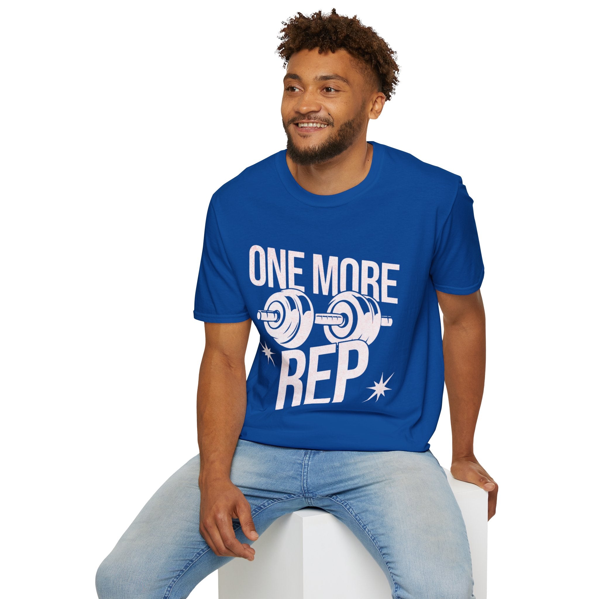 One More Rep T-Shirt — Weightlifting Gym Workout Tee