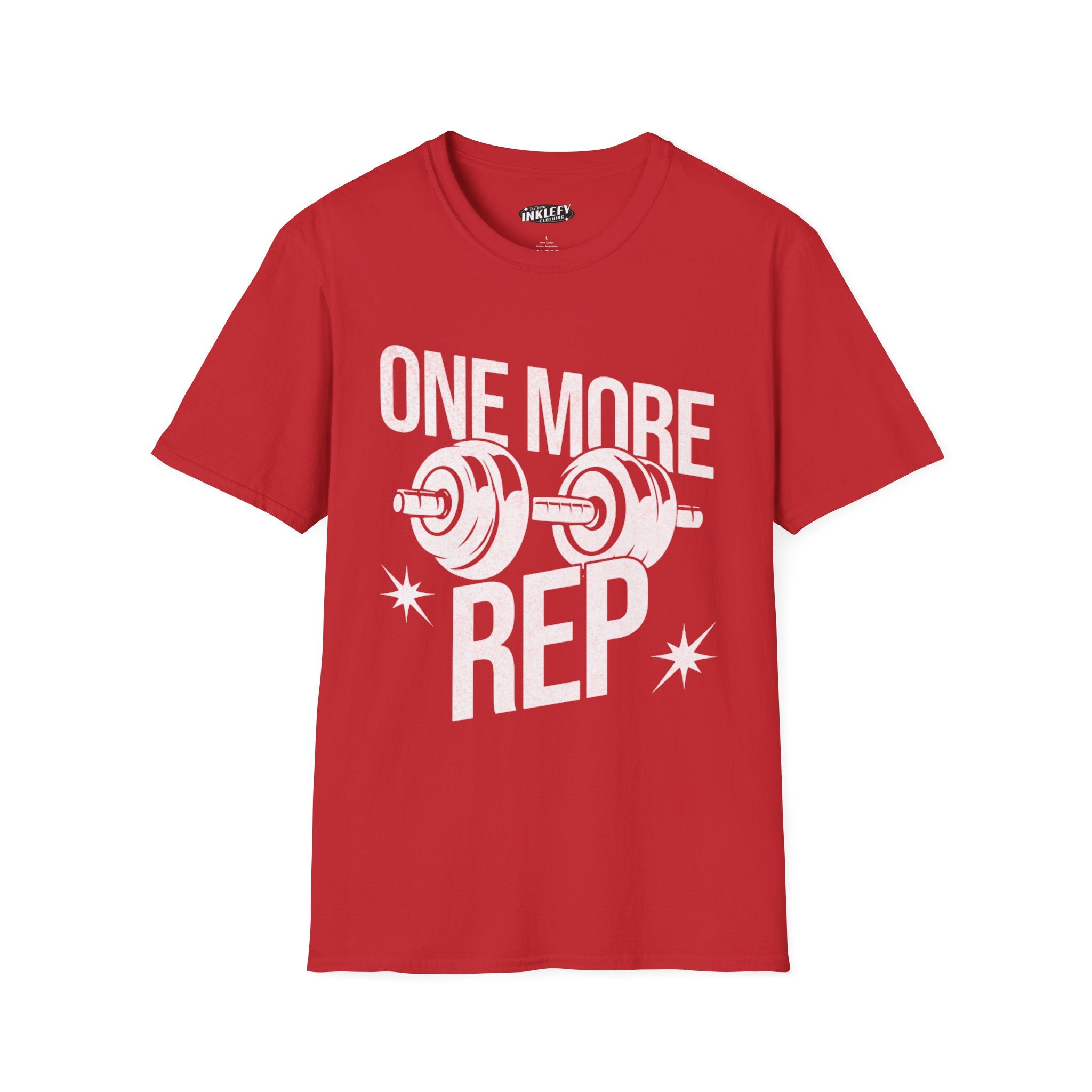 One More Rep T-Shirt — Weightlifting Gym Workout Tee