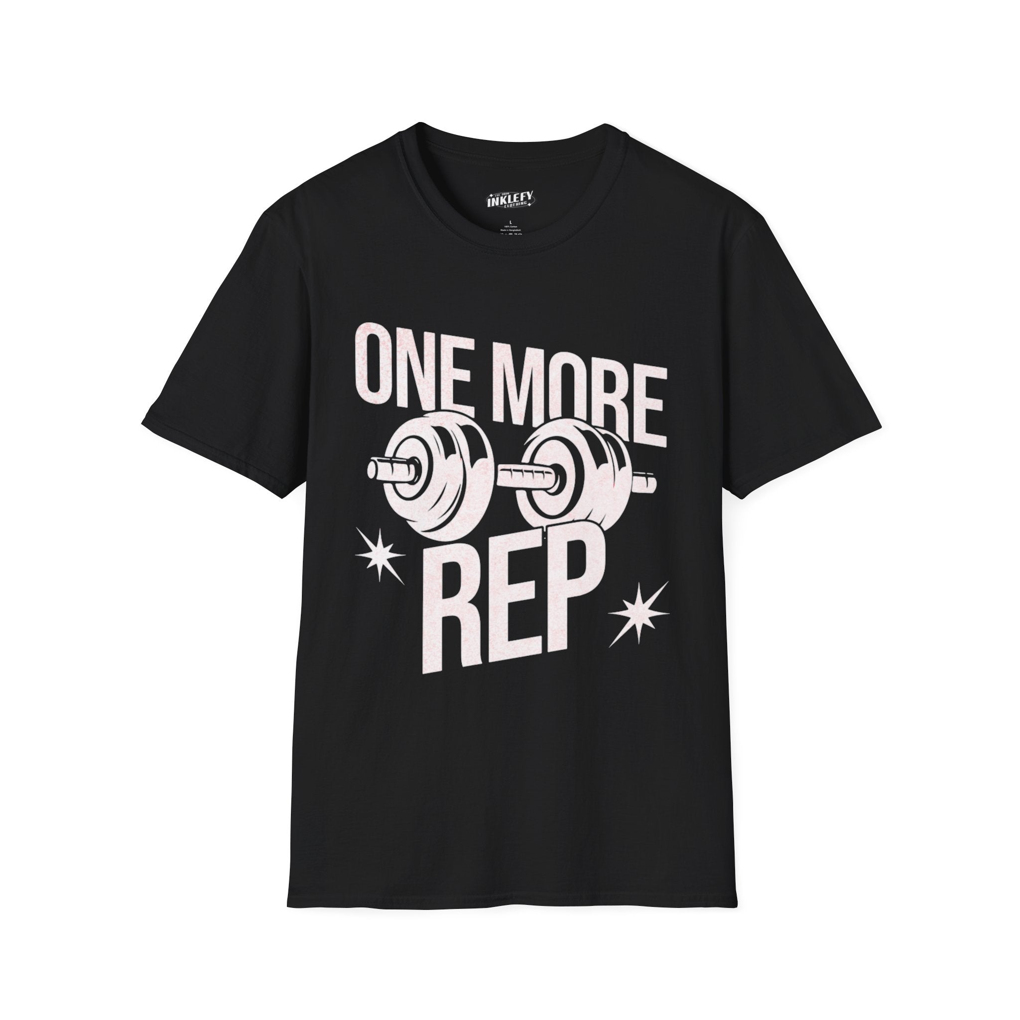 One More Rep T-Shirt — Weightlifting Gym Workout Tee