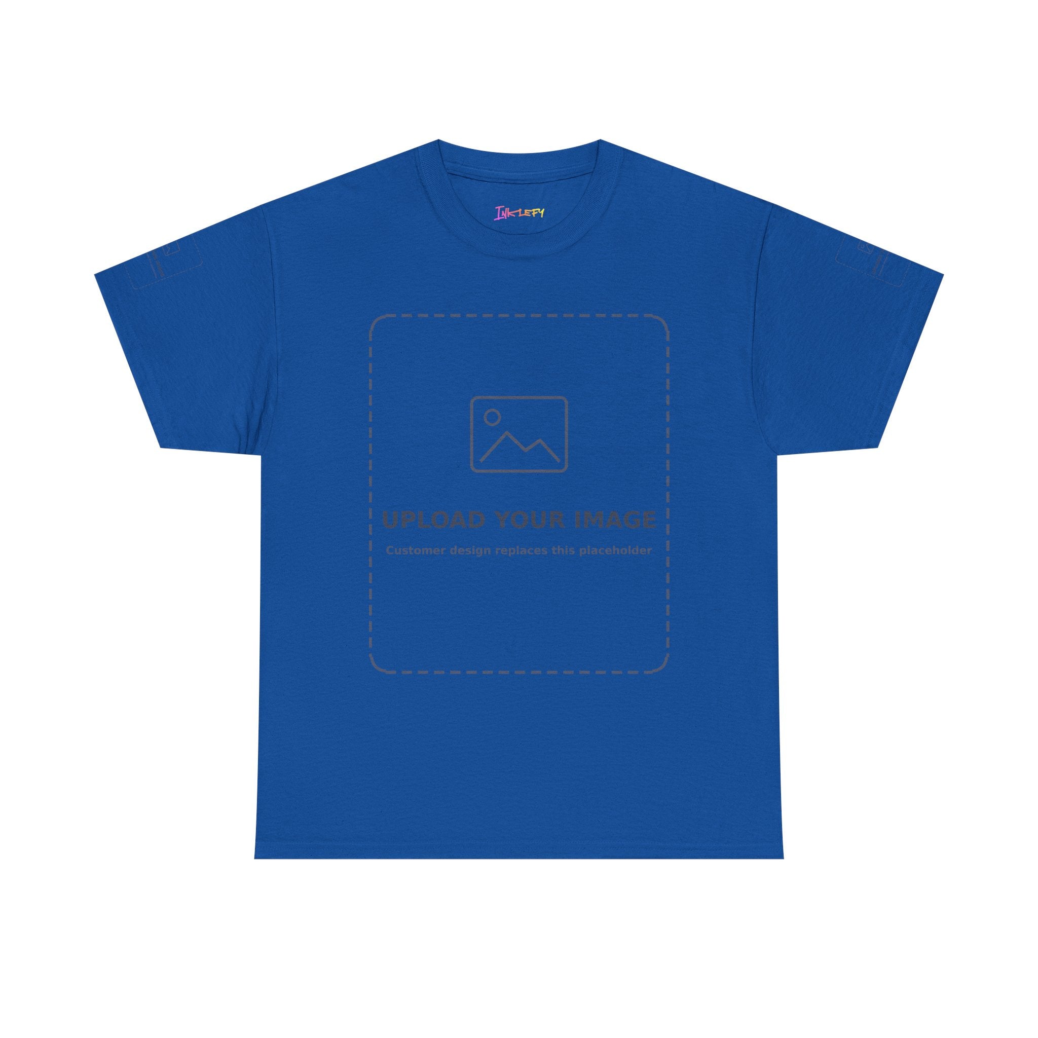 CUSTOM PRINT T-SHIRT [ FRONT, BACK, SELEVES ]