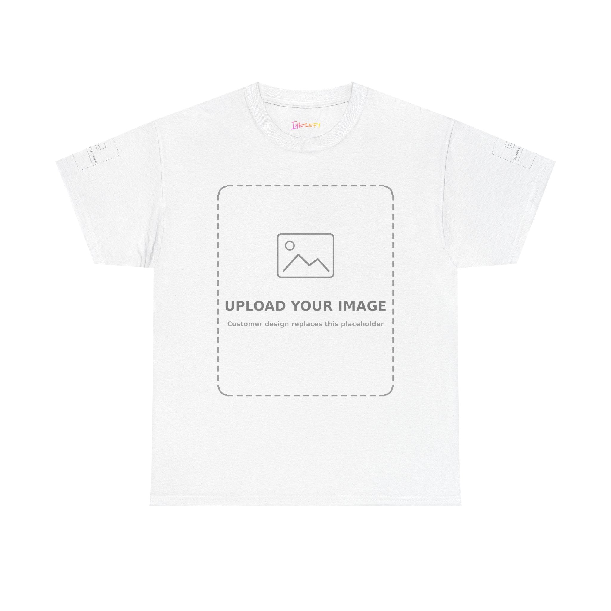 CUSTOM PRINT T-SHIRT [ FRONT, BACK, SELEVES ]