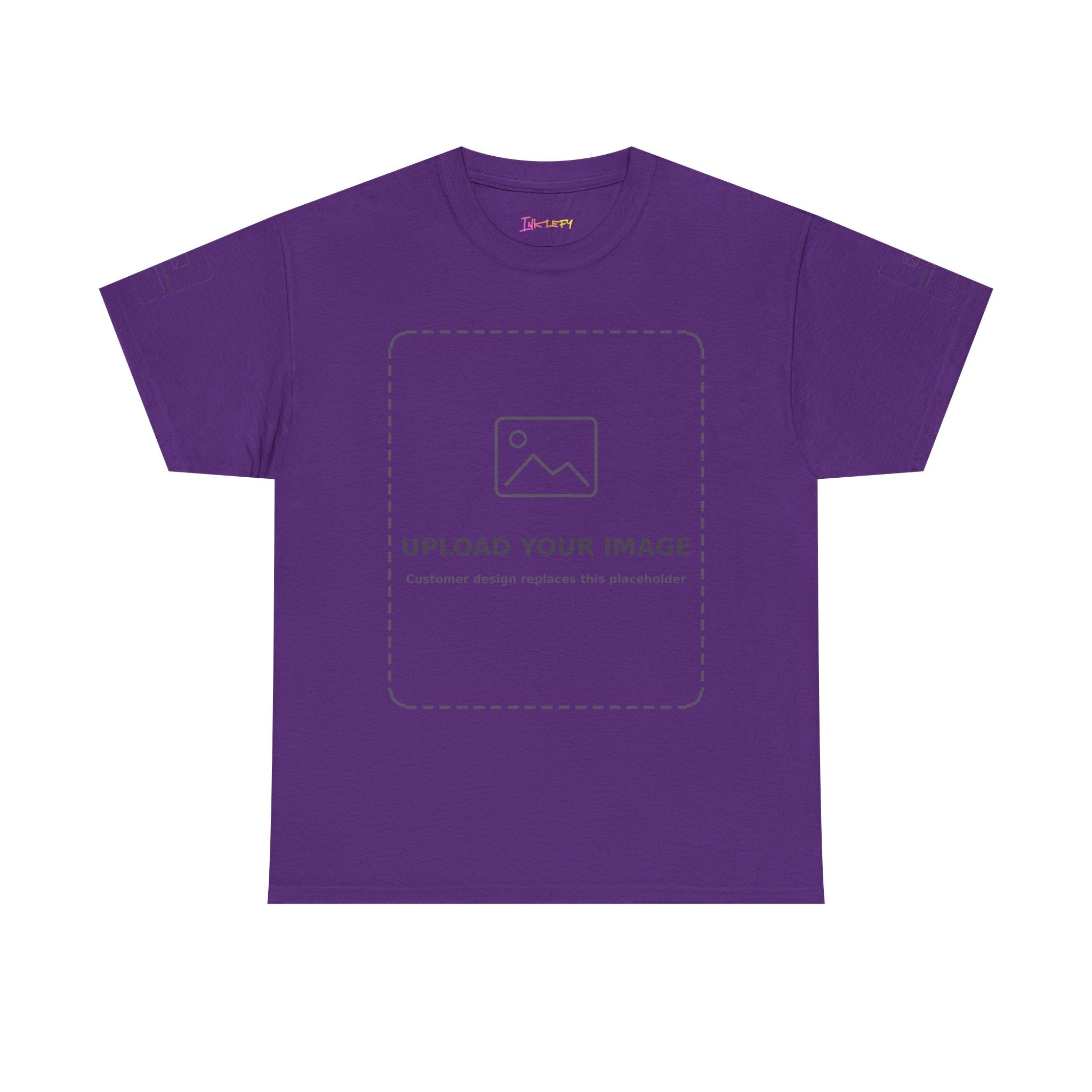 CUSTOM PRINT T-SHIRT [ FRONT, BACK, SELEVES ]