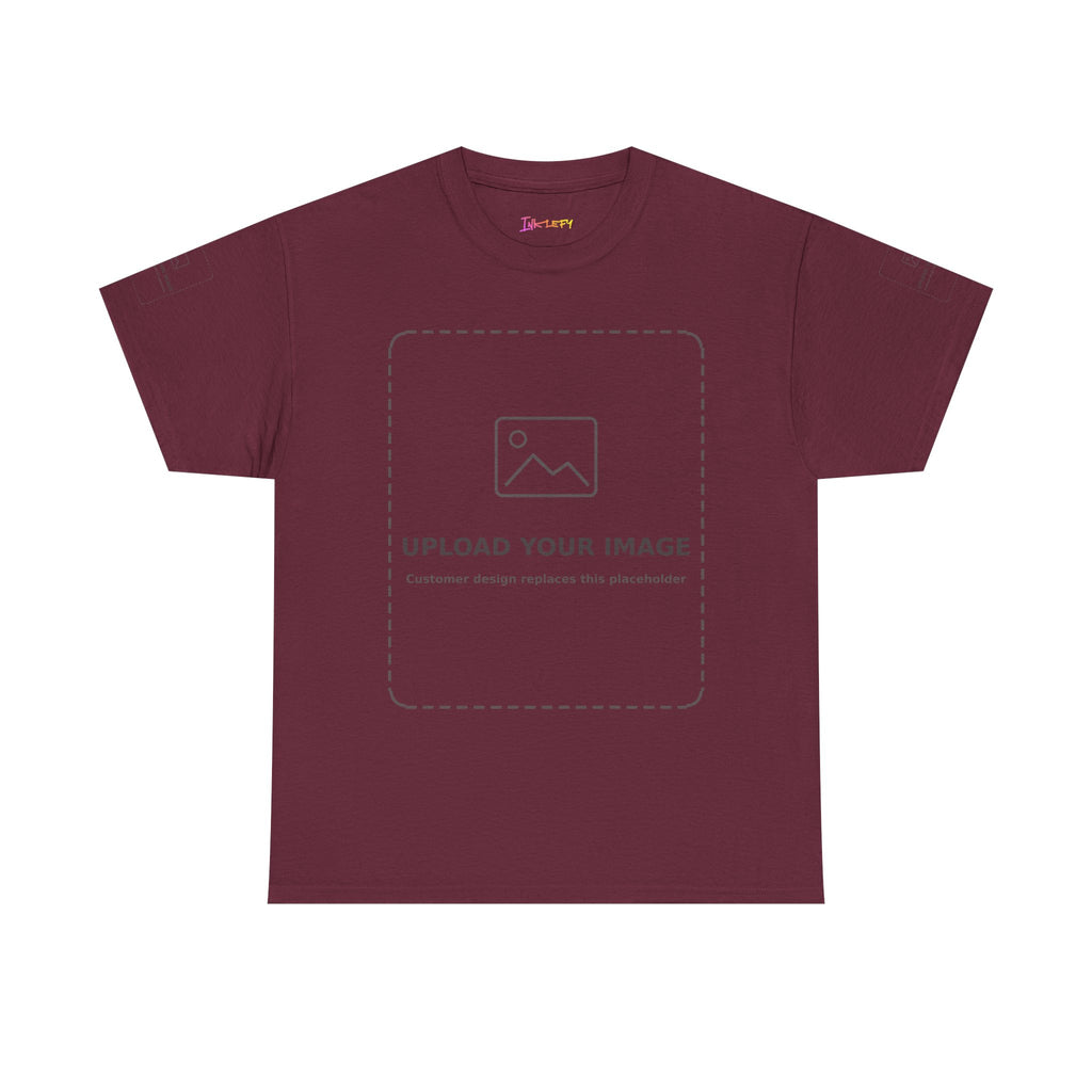 CUSTOM PRINT T-SHIRT [ FRONT, BACK, SELEVES ]