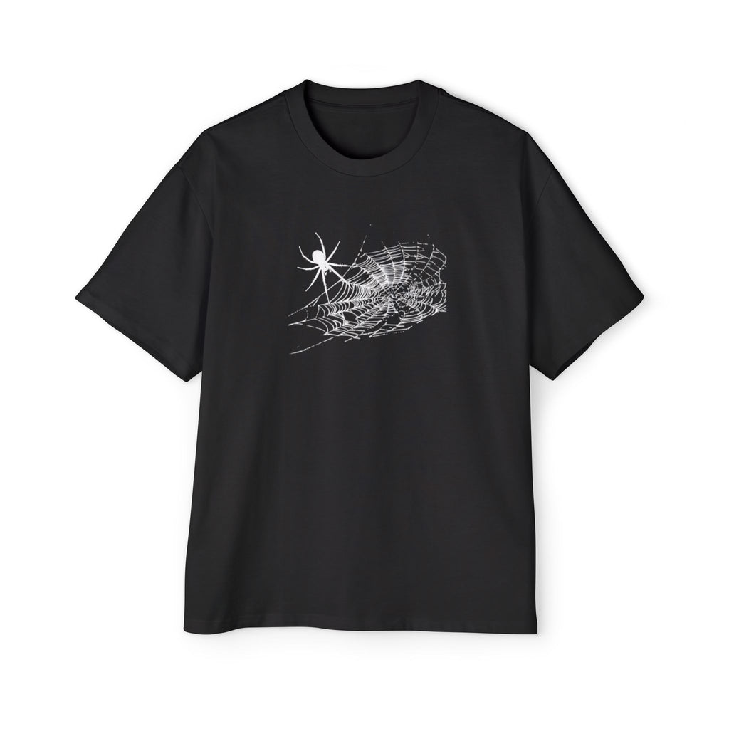 Spider Web Oversized Graphic Tee