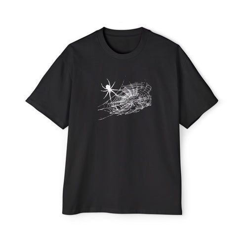 Spider Web Oversized Graphic Tee