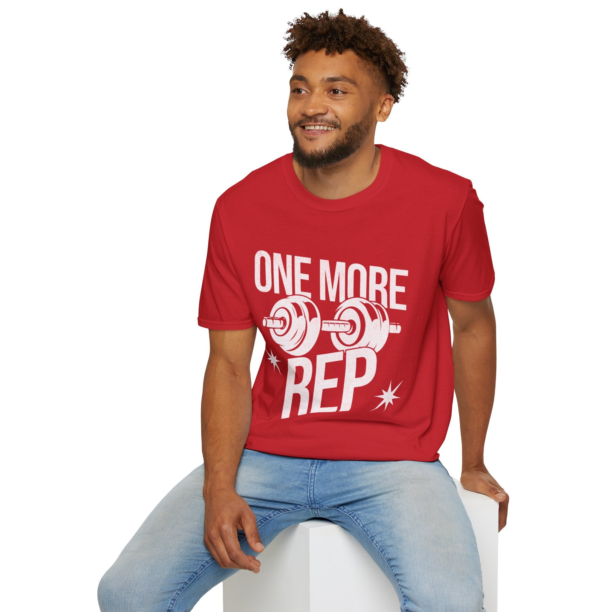 One More Rep T-Shirt — Weightlifting Gym Workout Tee